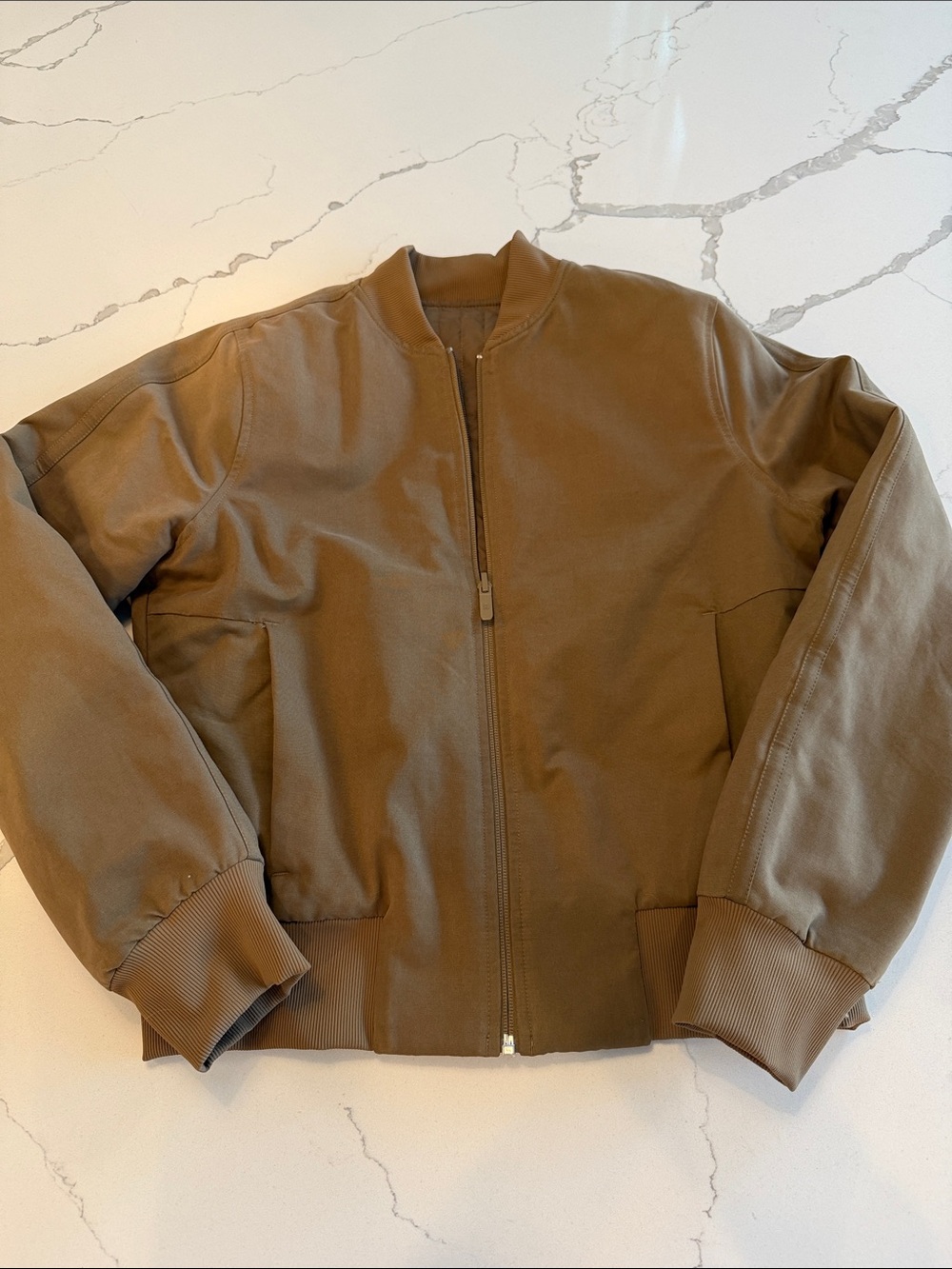lululemon athletica Khaki Reversible Nonstop Bomber Jacket